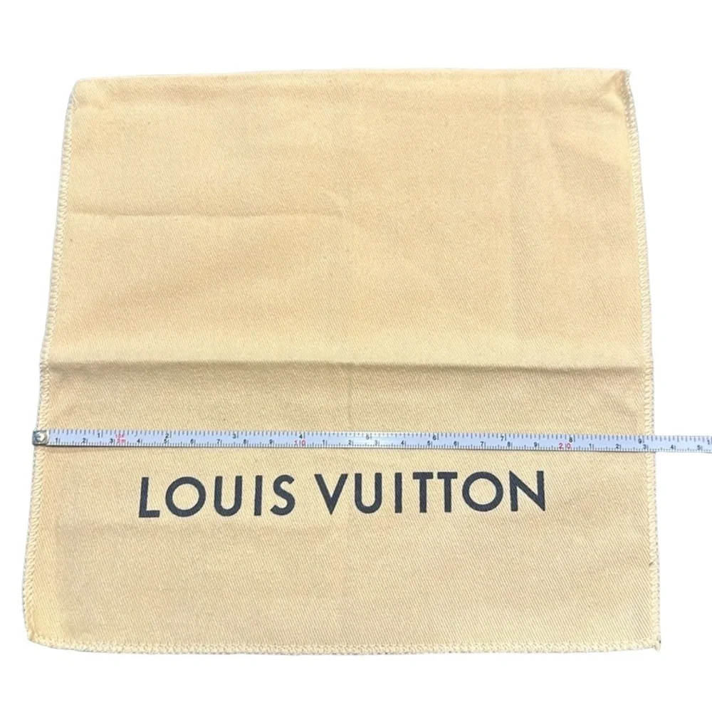 Louis Vuitton Wallet Dust Cover Beige Storage Sleeve